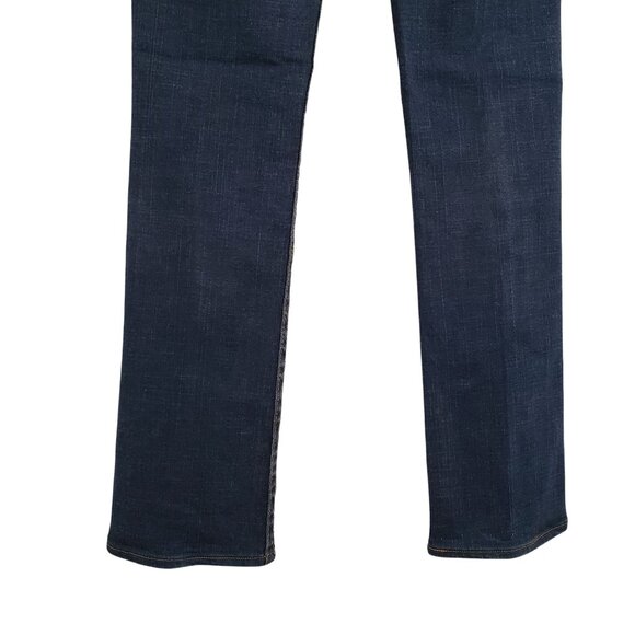 True Religion Women 28 Jeans Dark Low Rise Skinny Stretch Denim Classic Logo - Picture 8 of 13